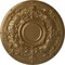 Ekena Millwork Oslo Ceiling Medallion (Fits Canopies up to 10 1/2"), Hand-Painted Pale Gold, 28 1/8"OD x 1 3/4"P CM28OSPAS - alternate 1